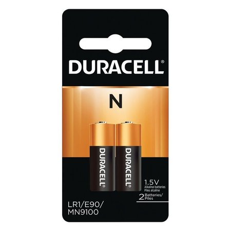 DURACELL Alkaline N 1.5 V 0.8 Ah Medical Battery 2 pk MN9100B2PK